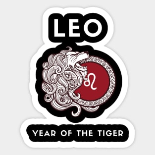 LEO / Year of the TIGER Sticker